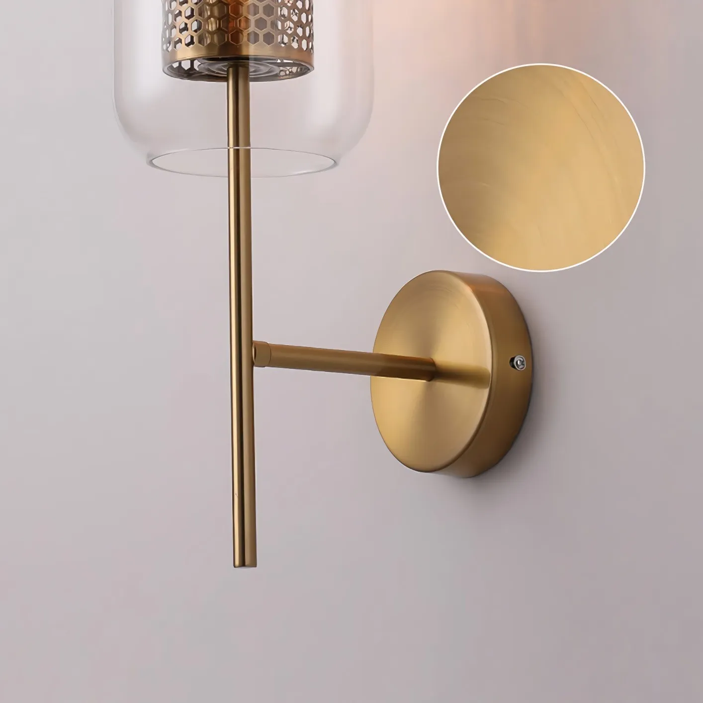 Chiswick Glass Wall Light