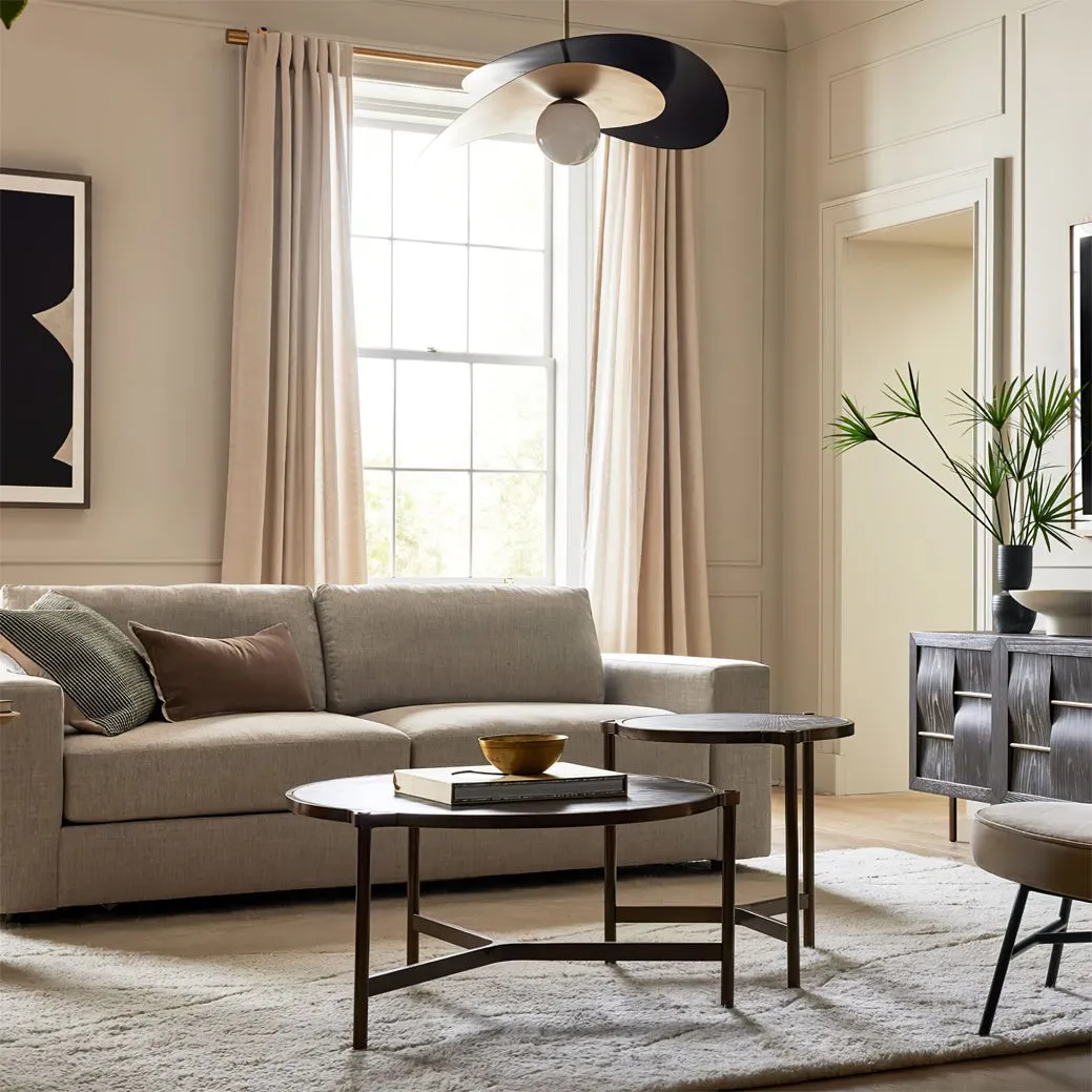 Nordic Simple Double-layer Spherical Glass Ball Chandelier KL541