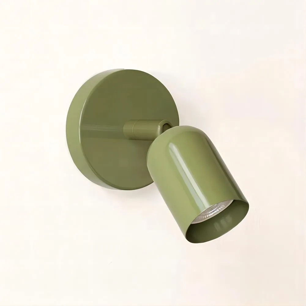 Colorful Bauhaus Cylinder Wall Lamp - Modern Ambient Light for Living Spaces KL15