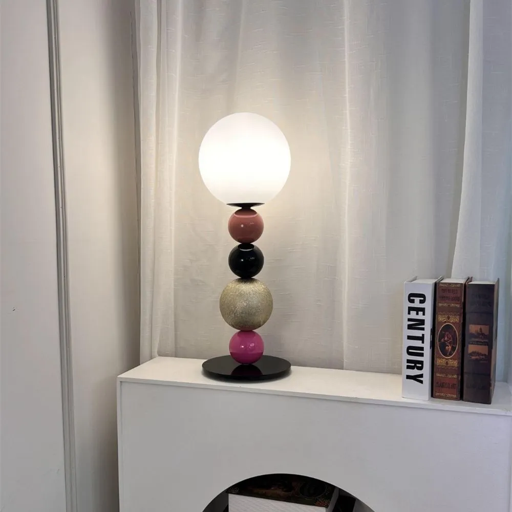 Coloful Stacked Round Ball Table Lamp KL157
