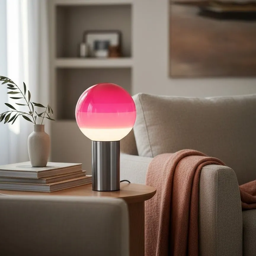 Tintelle Sphere Desk Lamp - Modern Style Table Lamp with Glass Shade KL2093