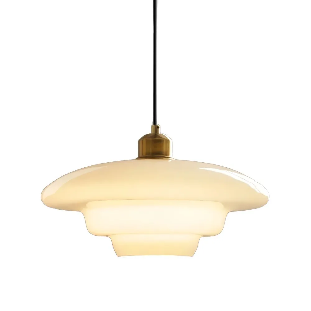Retro Layer Glass Pendant Light - Hanging Lighting for Home Use KL46
