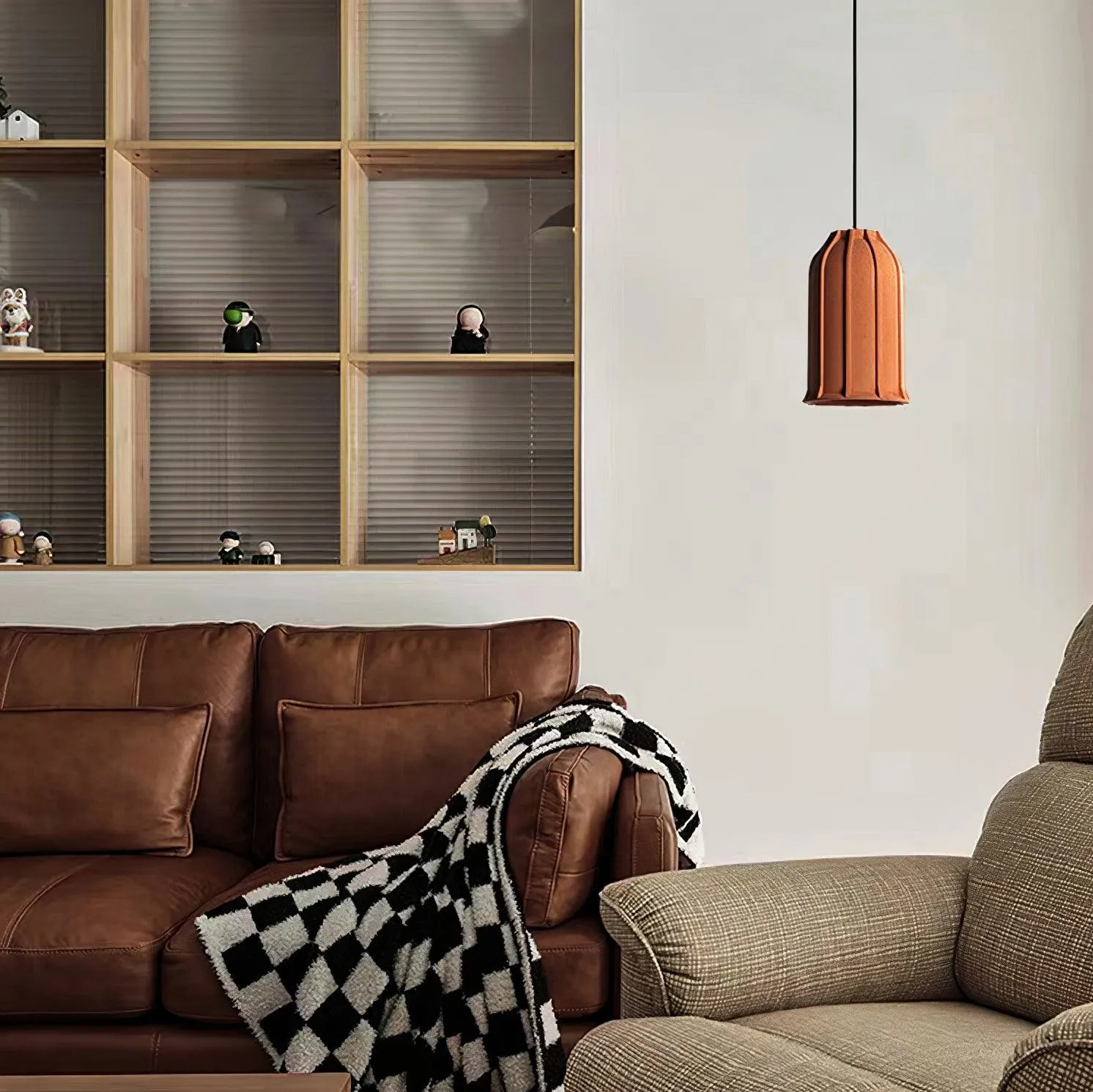 Industrial Style Cement Terracotta Craft Pendant Light KL654