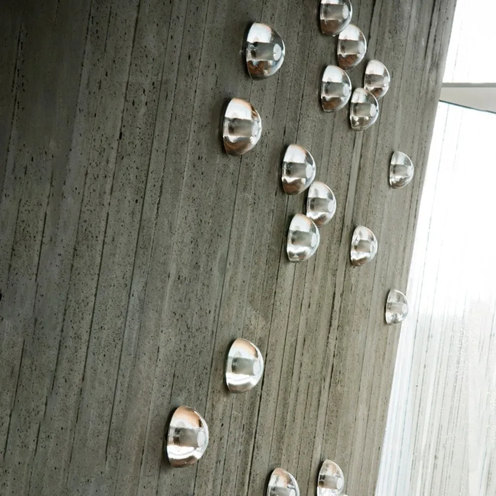 Modern Outdoor Glass Circle Wall Light KL198