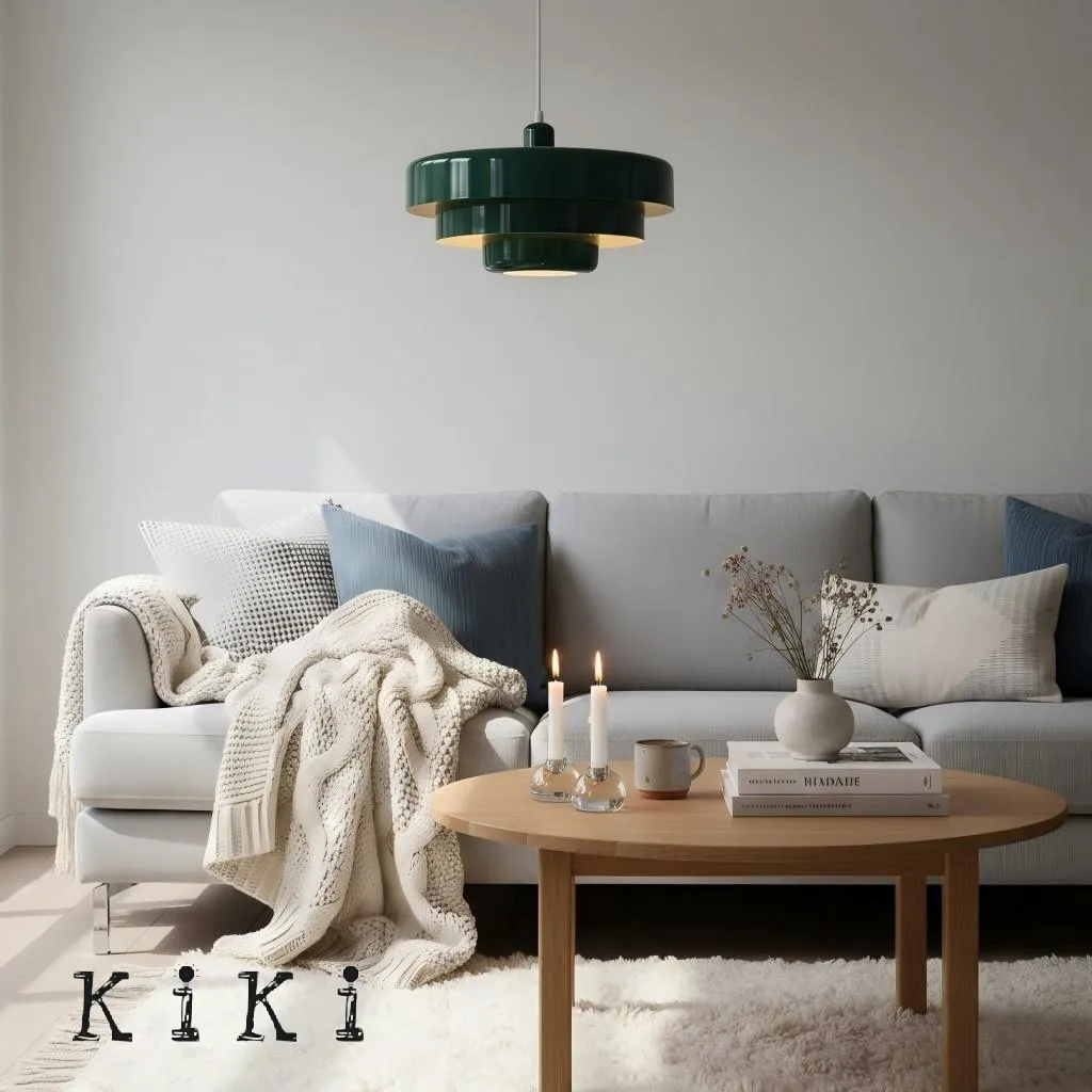 3 Tiers Bauhaus Nordic Macaron Pendant Light - Modern Pendant and Ceiling Light for Living Room KL30