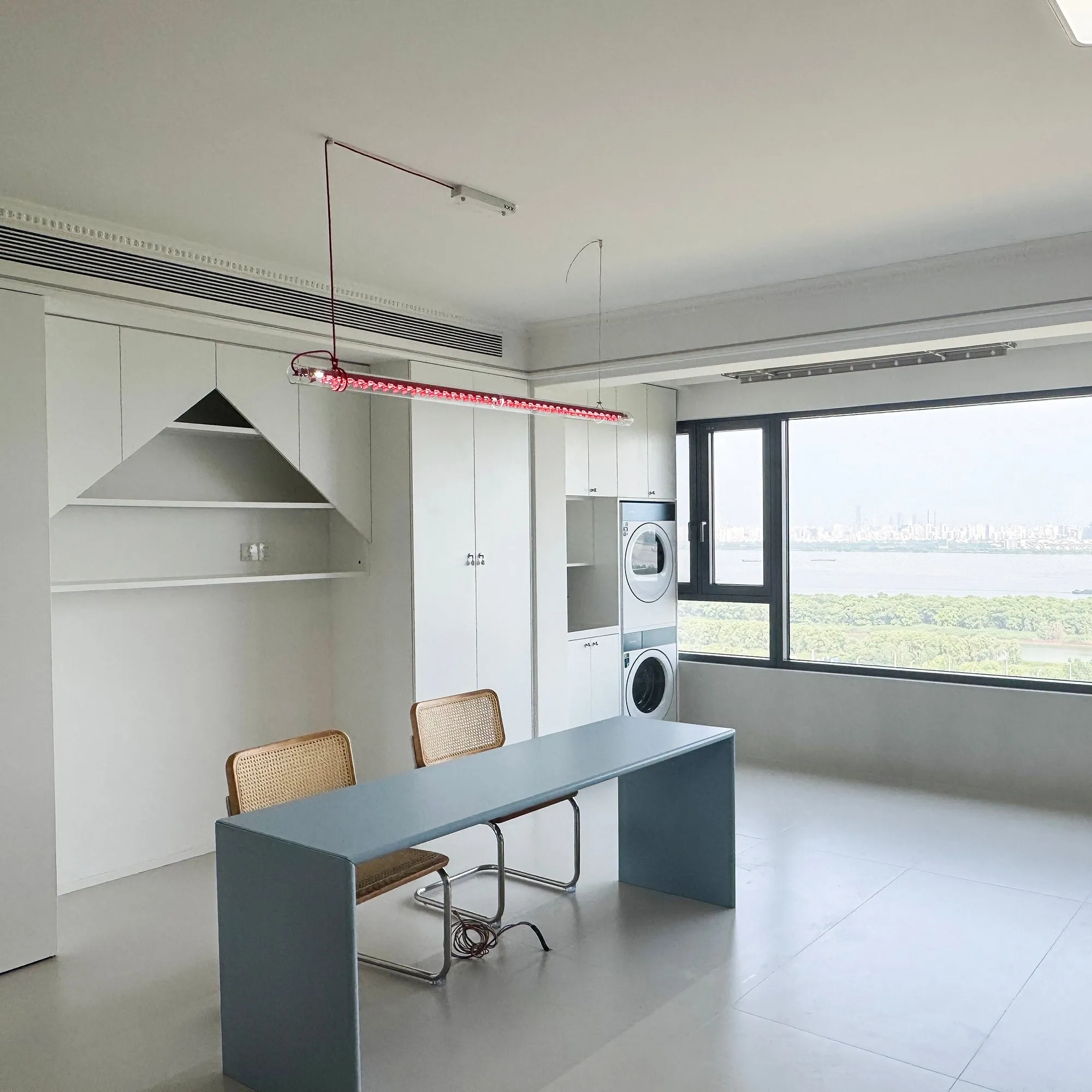 Tubular Linear LED Pendant Lamp D696