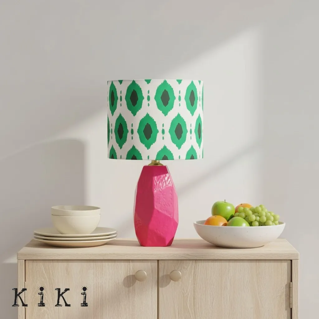 Arivane Artistic Ceramic Table Lamp - Modern Decorative Lighting for Bedroom or Office KL2341