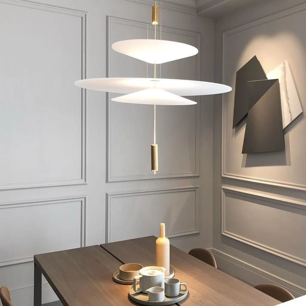 Flamingo Layered Pendant Light - Elegant Modern Lighting for Lounge and Hall
