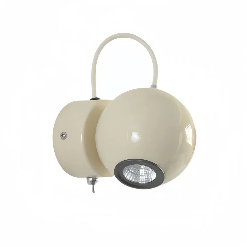 Modern Cream Magnetic Attractor Ball Wall Lamp KL167