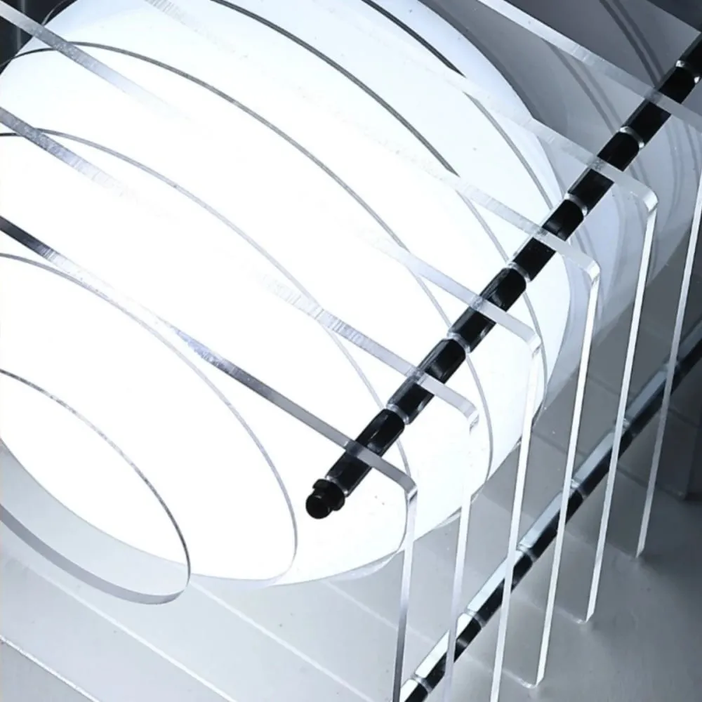 Afterglow Cube Table Lamp - Geometric Sphere Lighting for Bedroom Lighting KL2062