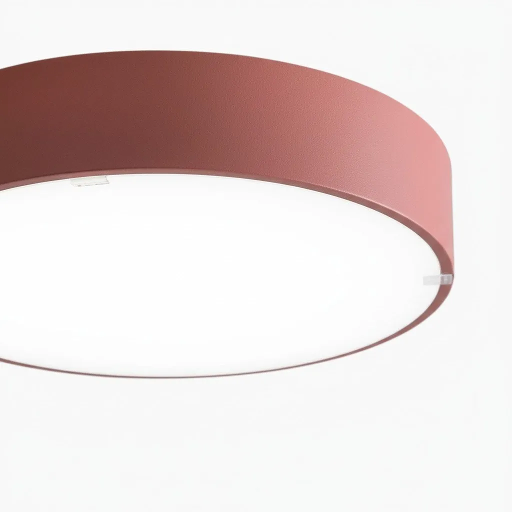 Rondi Minimalist Round LED Ceiling Light - Circular Iron Design for Living Room and Bedroom KL2119
