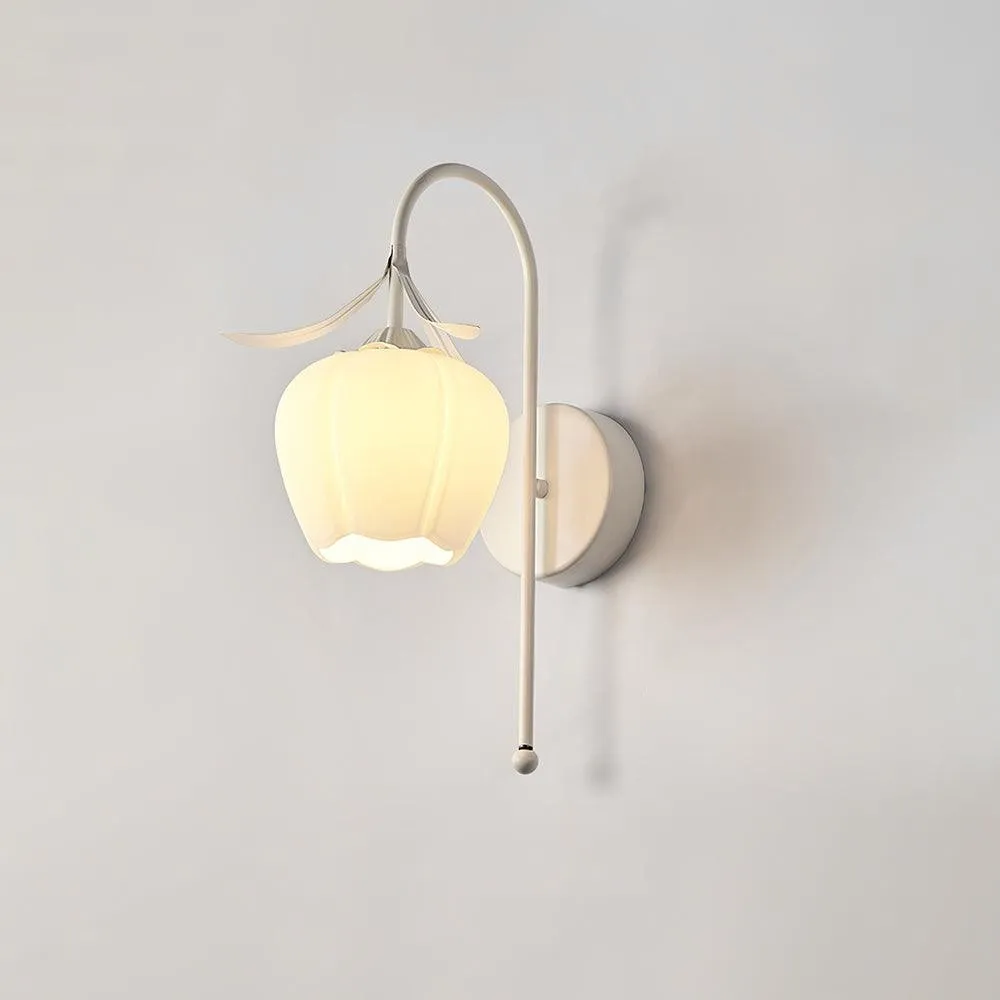 French Cream Style Flower Wall Lamp KL473