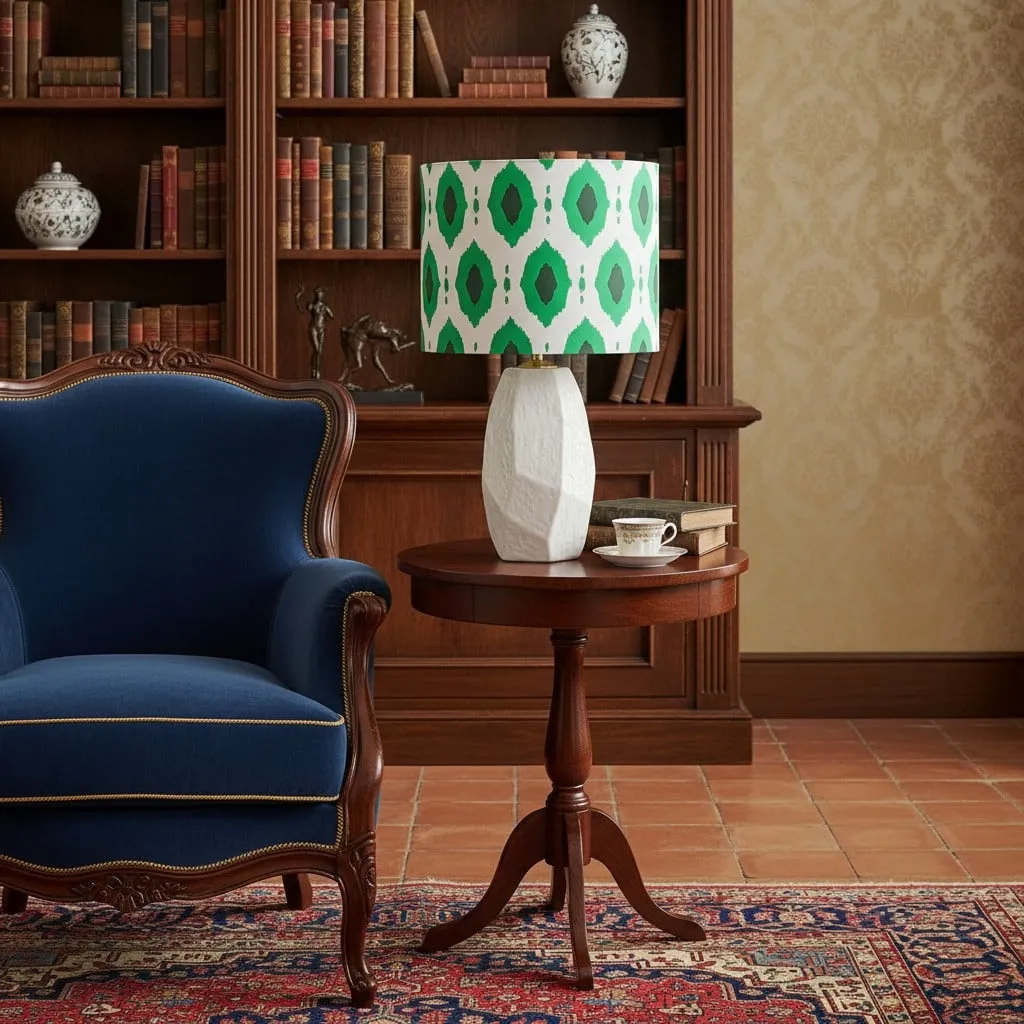 Arivane Artistic Ceramic Table Lamp - Modern Decorative Lighting for Bedroom or Office KL2341