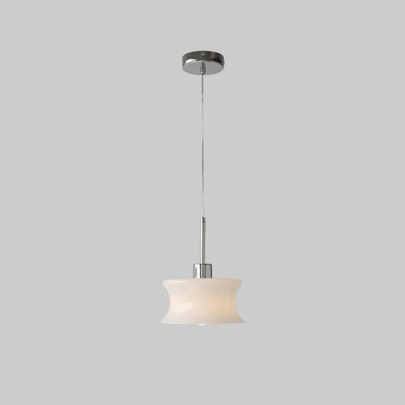 French Vintage Glass Window Pendant Lamp KL219