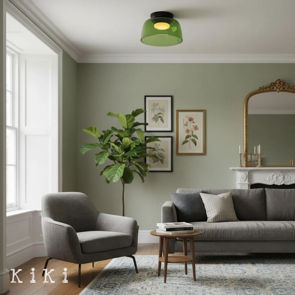 Celestial Morandi Layered Glass Ceiling Light - Scandinavian Ceiling Lamp For Living Room KL2146