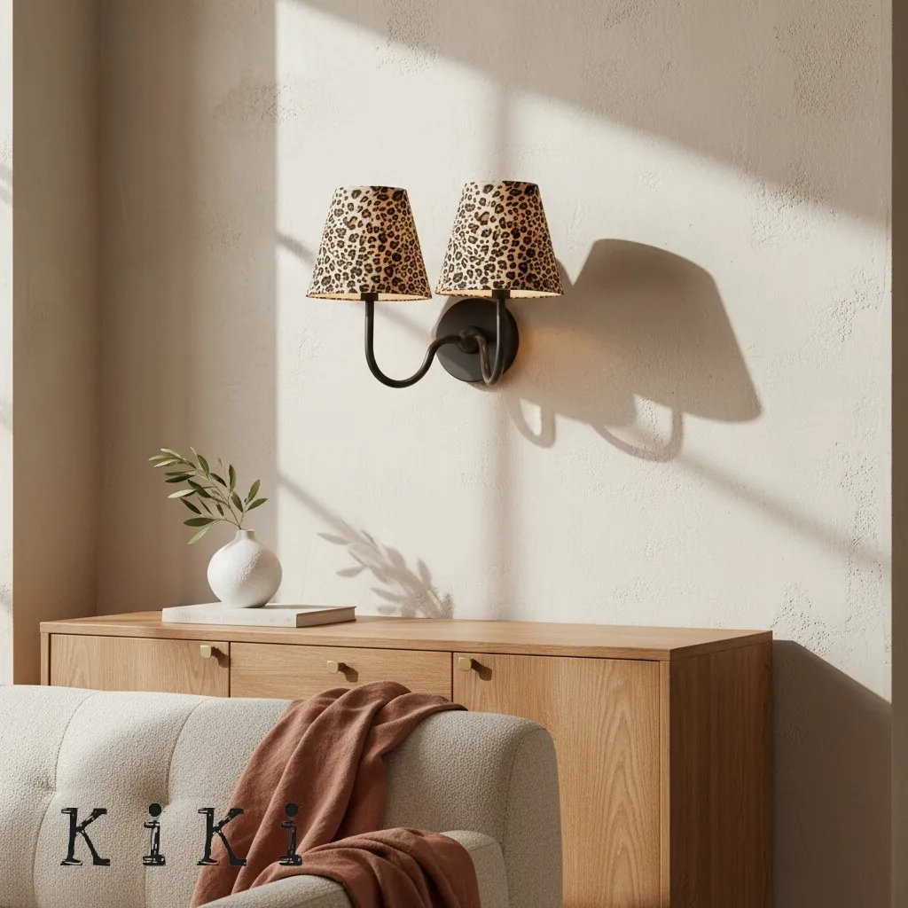 Luvora Vintage Pleated Shade Wall Lamp - Refined Linen Sconce For Bathroom or Corridor KL1272