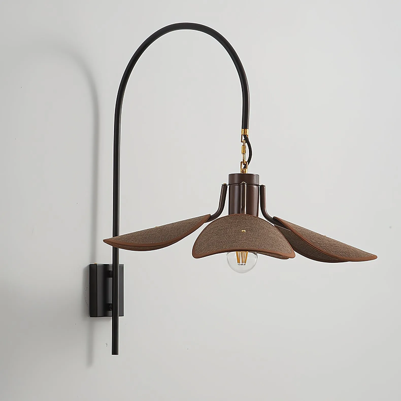 Retro Wabi-Sabi Style Petal Bloom Wall Lamp KL573