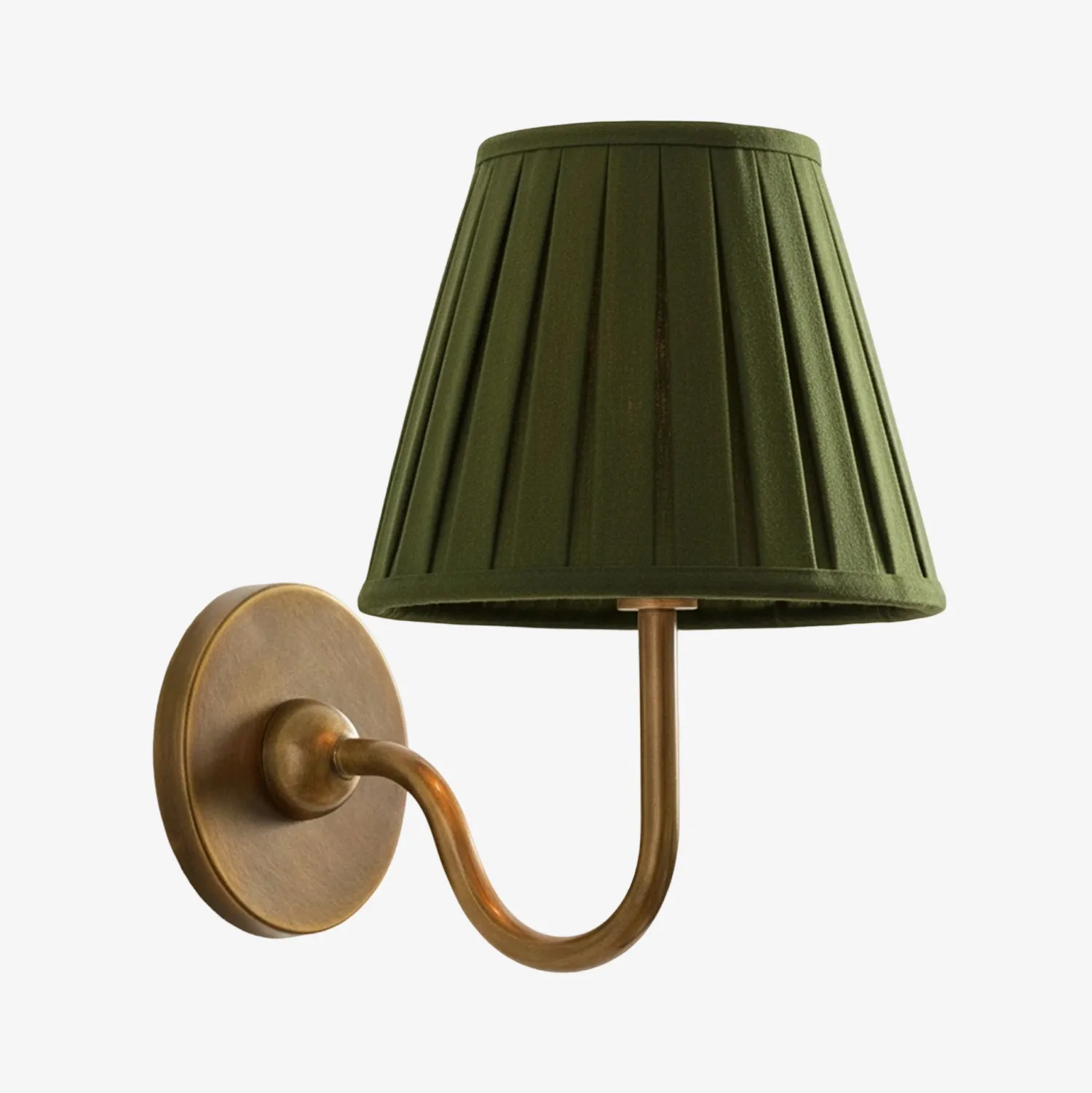 Luvora Vintage Pleated Shade Wall Lamp - Refined Linen Sconce For Bathroom or Corridor KL1272