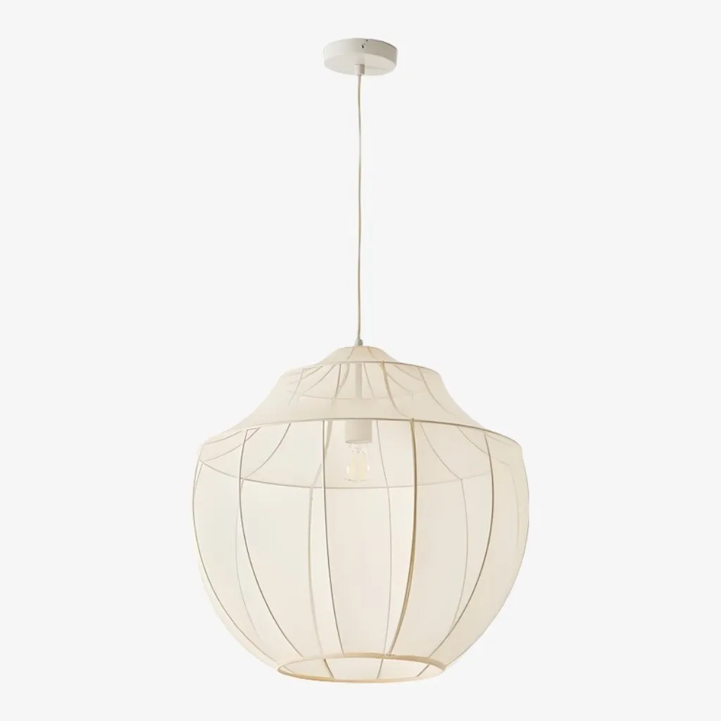 Lumifil Modern Mesh Pendant Light - Hanging Fabric Lghts are Suitable for Dining Rooms or Kitchen Islands KL1736