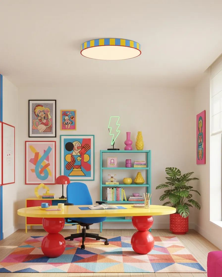 Modulo Stripe Ceiling Lamp D342