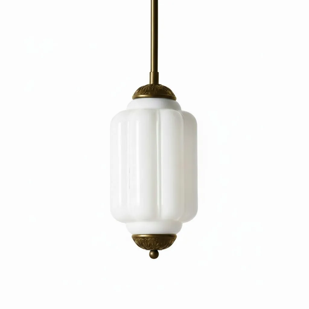 Eloise Simple Glass Irregular Lantern Pendant Lamp KL828