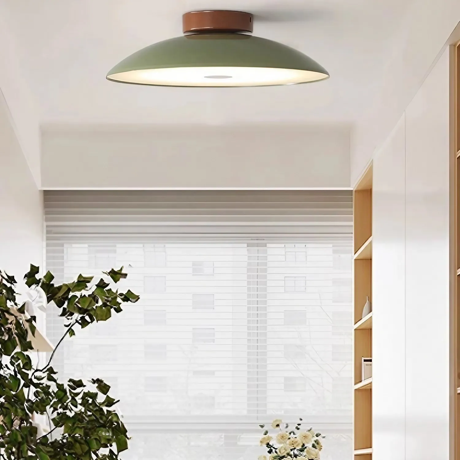 Nordic Cream Led Iron Aisle Ceiling Light KL194