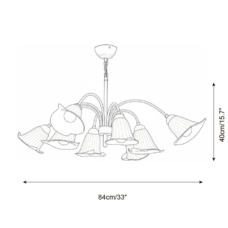 Vellina Petal Chandelier D282