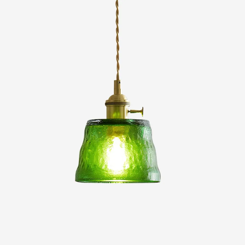 Retro Small Cup Glass Pendant Lamp KL292
