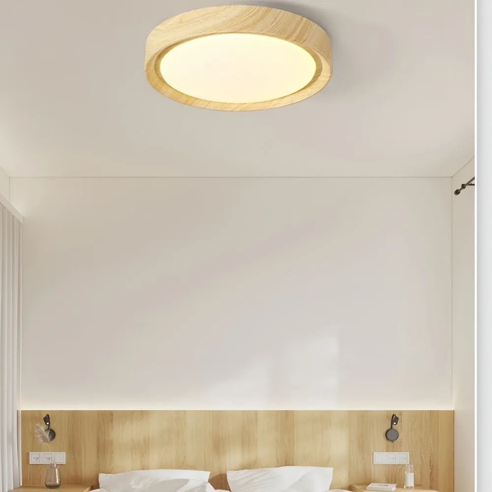 Vintage Scandinavian Round Energy LED Ceiling Lamp KL169