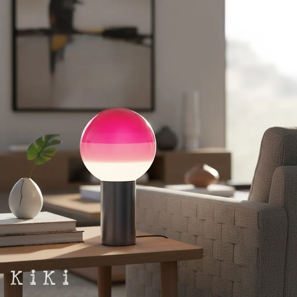 Tintelle Sphere Desk Lamp - Modern Style Table Lamp with Glass Shade KL2093