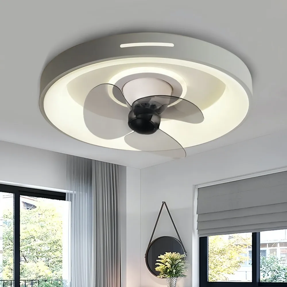 Modern Slient LED Ceiling Fan Light for Bedroom KL931
