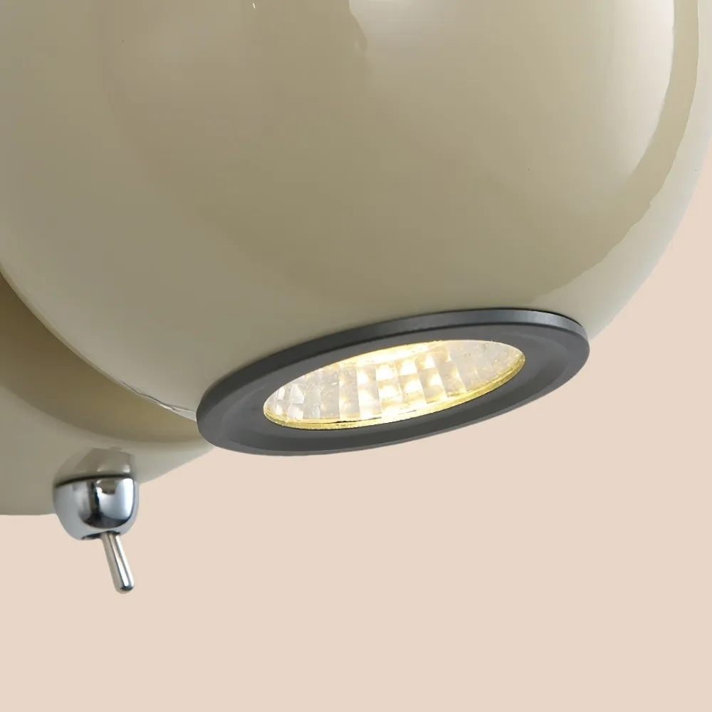 Modern Cream Magnetic Attractor Ball Wall Lamp KL167