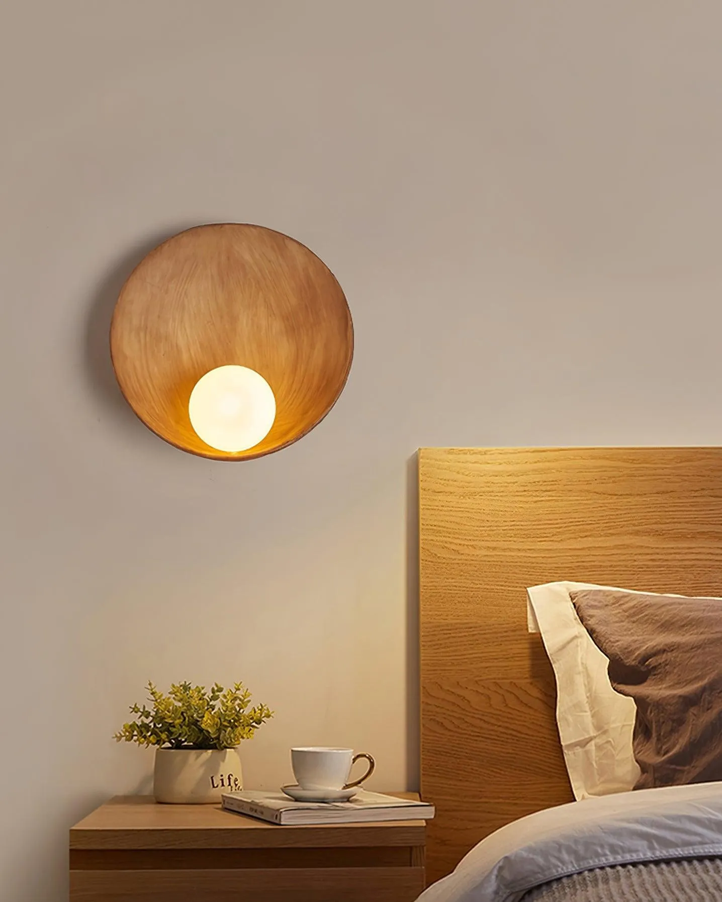Japanese Style Resin Wall Light KL542