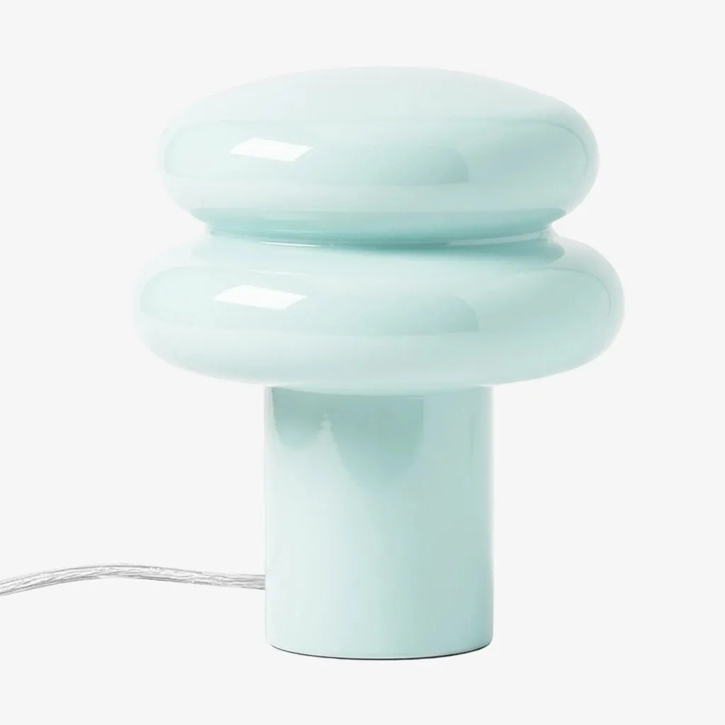 Orra Mushroom Glass Table Lamp - Gentle Colorful Table Light for Relaxing Ambience KL1563
