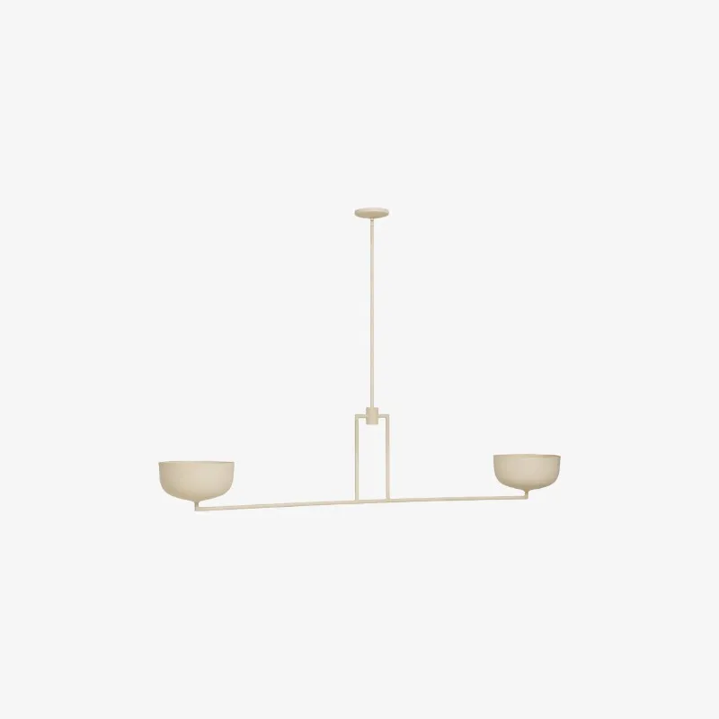 Lustrona Multi-Light Chandelier Metal Dome Shades - Streamlined Modern for Dining Room KL1622
