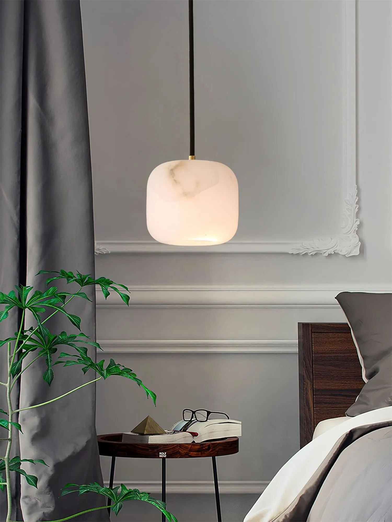 Alabaster Bedside Pendant Light D423