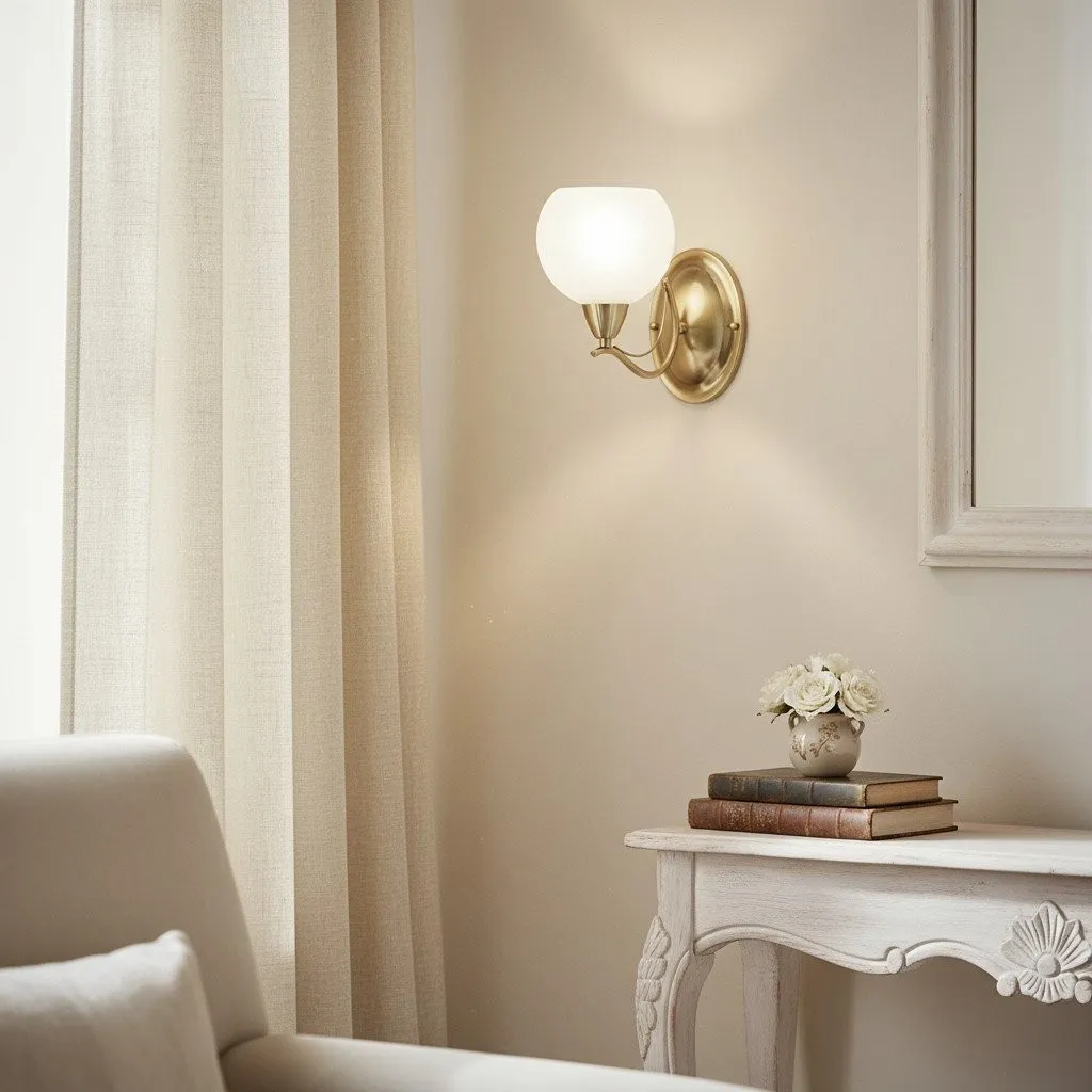 Armicora Modern Curved Wall Light - Elegant Decorative Fixture for Living Rooms & Bedrooms KL1929