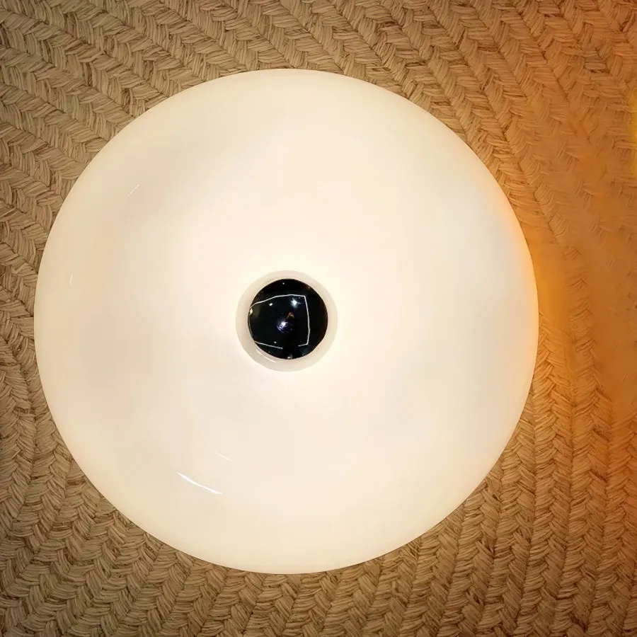 Bauhaus Inspired Round Table Lamp - Donut Glass Wall Light for Home Styling KL25