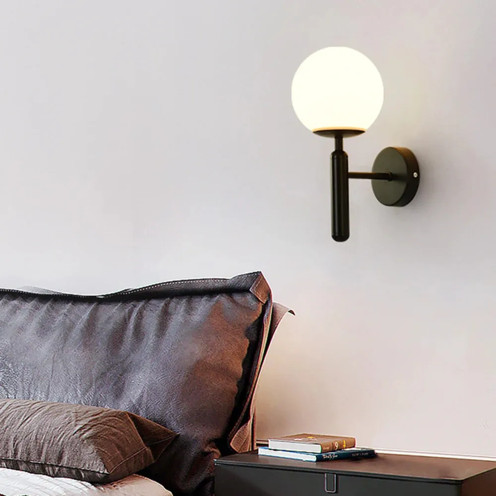 Milky Glow Modern Metal Wall Lamp D791