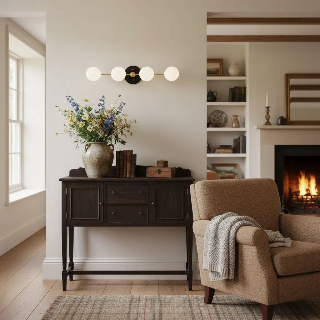 Glorica Glass Long Vanity Light - Modern Minimalist Wall Sconce Design KL1425