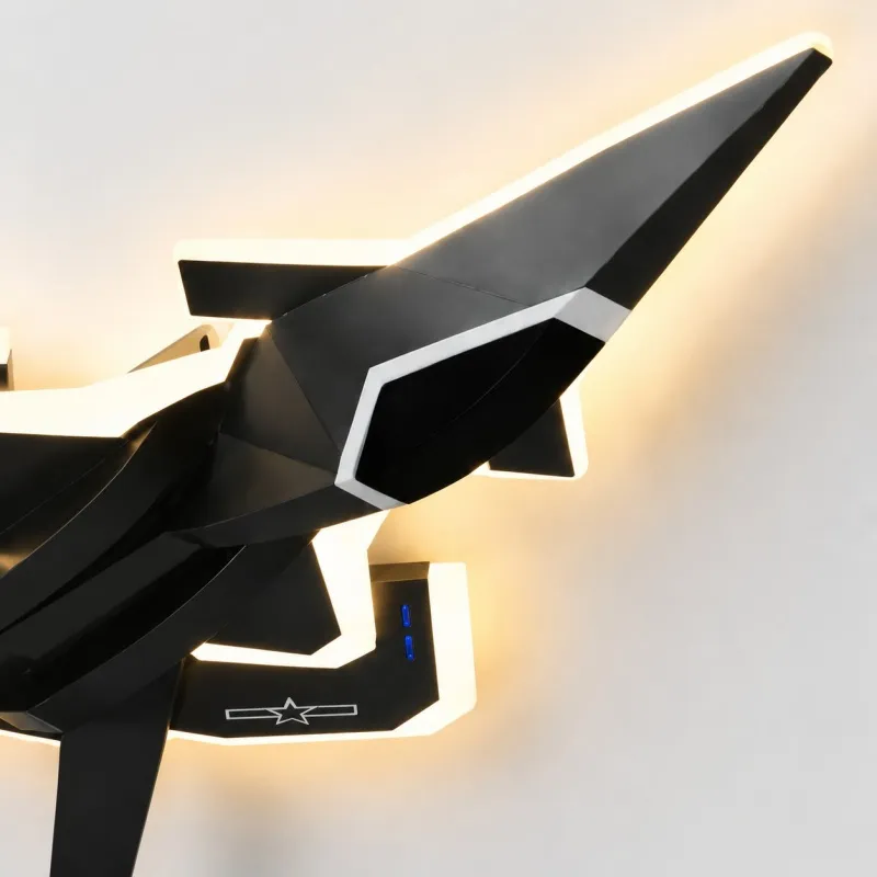 Jet fighter LED ceiling light