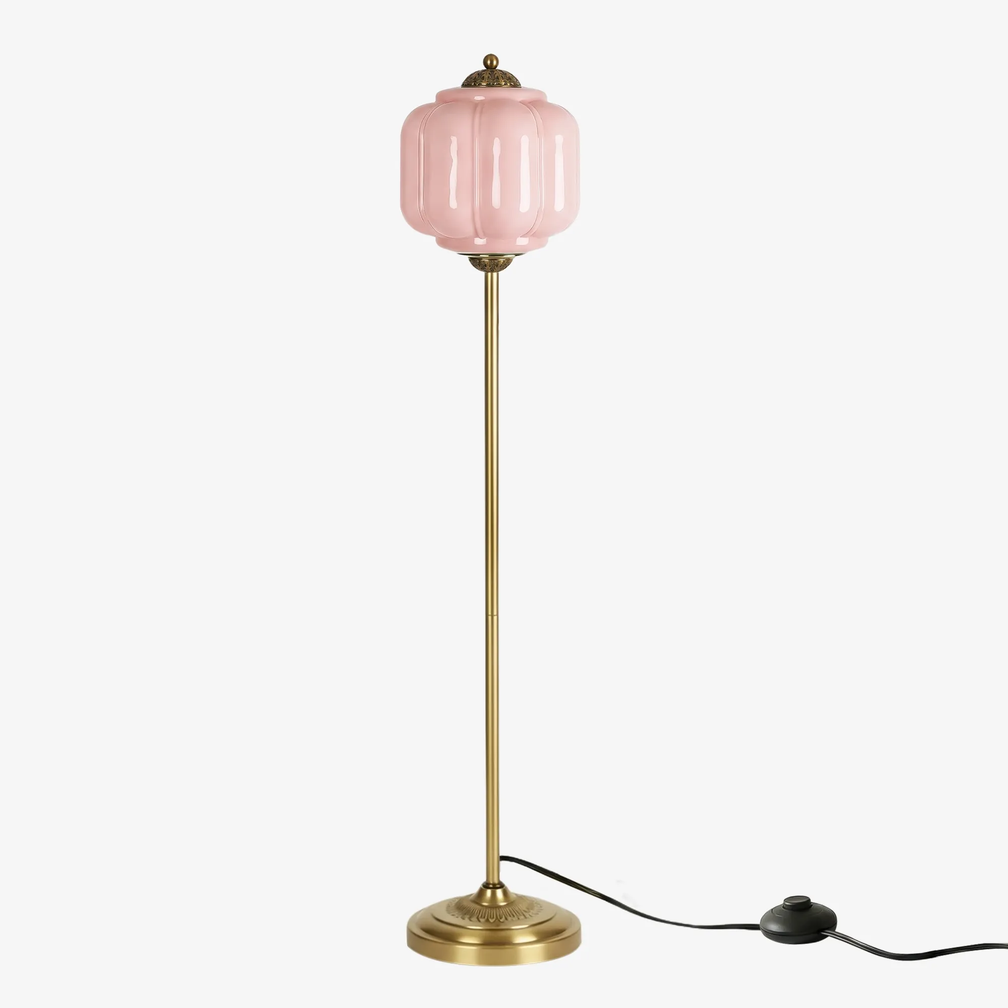 Eloise Artistic Textured Glass Floor Lamp - Elegant Lighting for Bedroom or Interior Space KL2330