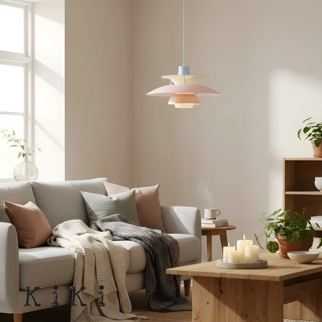 Scandinavian Multilayer Metal Pendant Light