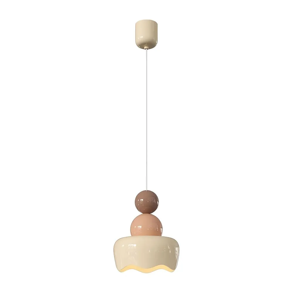 Cream Sunny Rain Doll Resin Pendant Light KL126