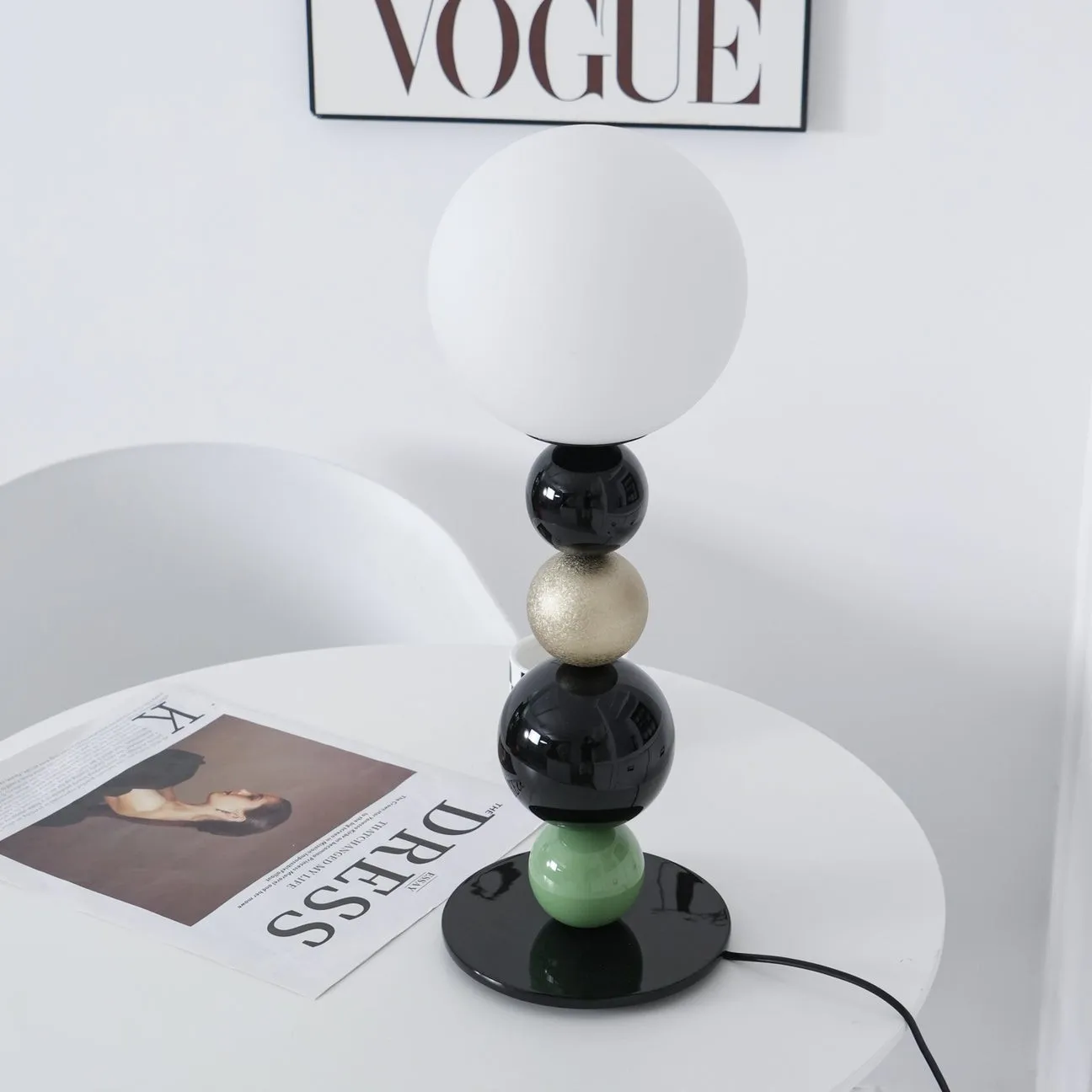 Coloful Stacked Round Ball Table Lamp KL157