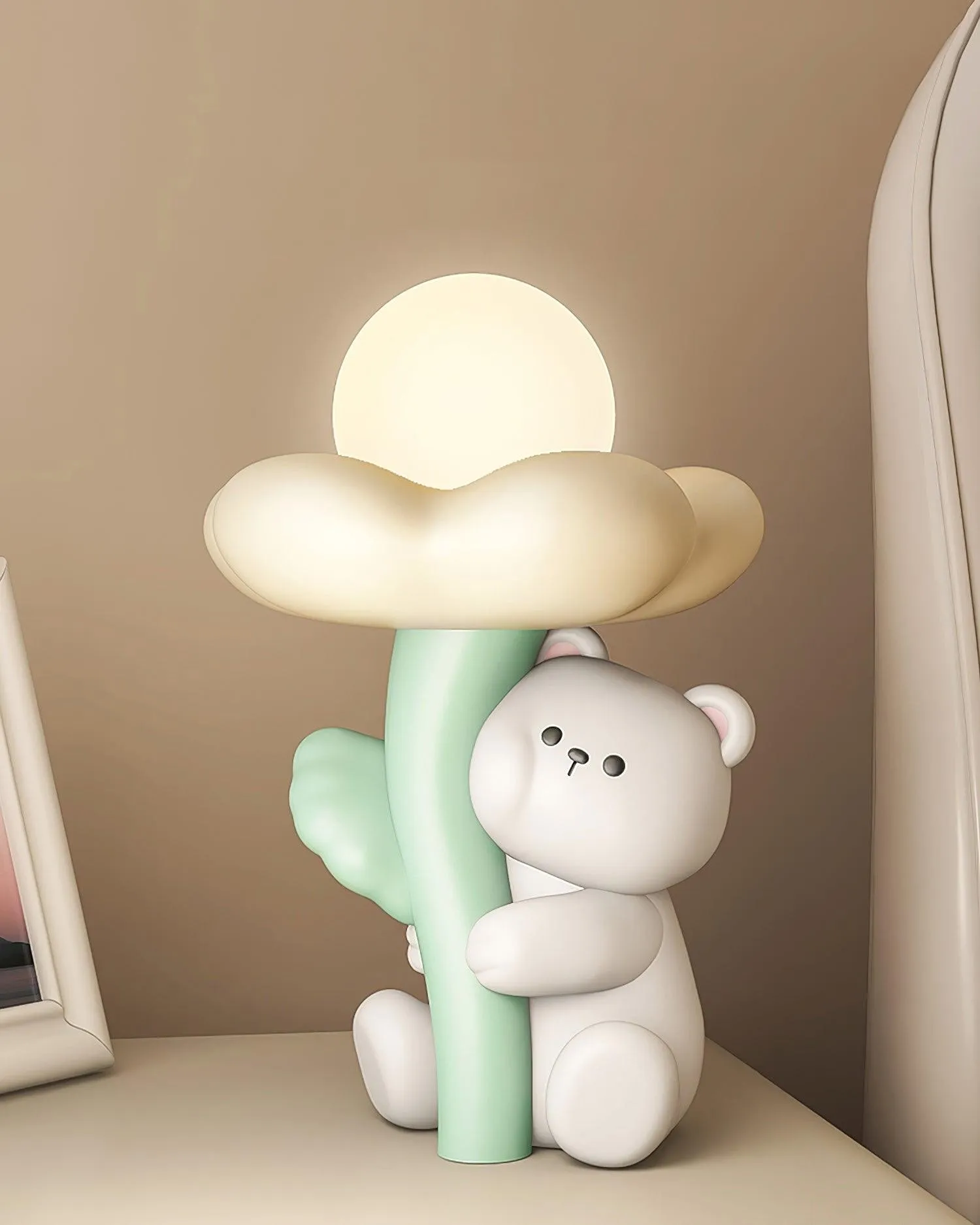 Cute Bear Resin Table Lamp KL821