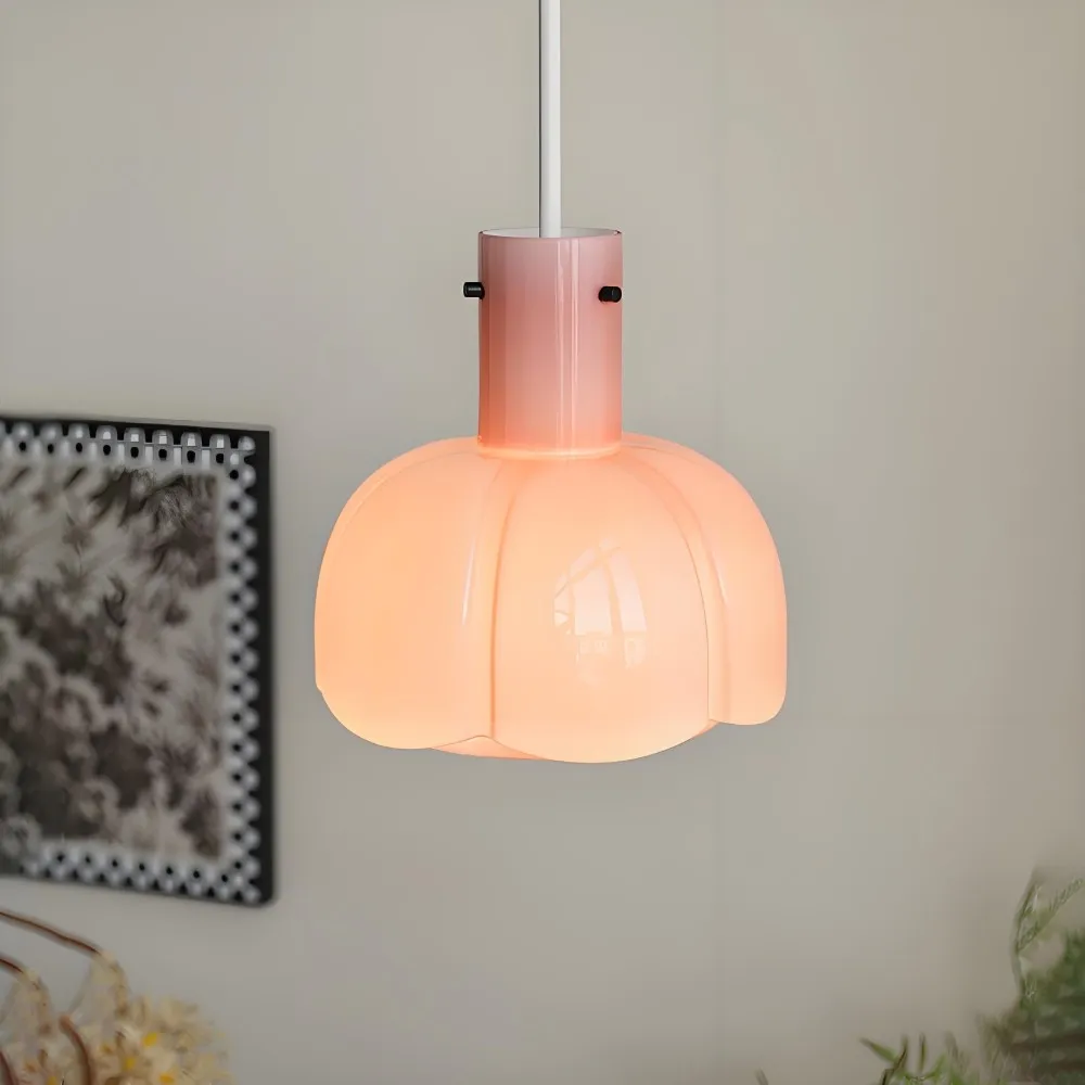Medieval Flower Bud Glass Pendant Light KL147