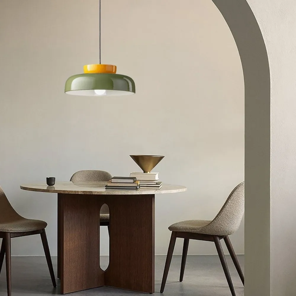 Modern Colorful Ceramic Shade Pendant Light KL1103