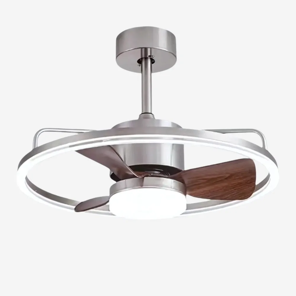 Vintage Bauhaus LED Silent Fan Ceiling Light KL943