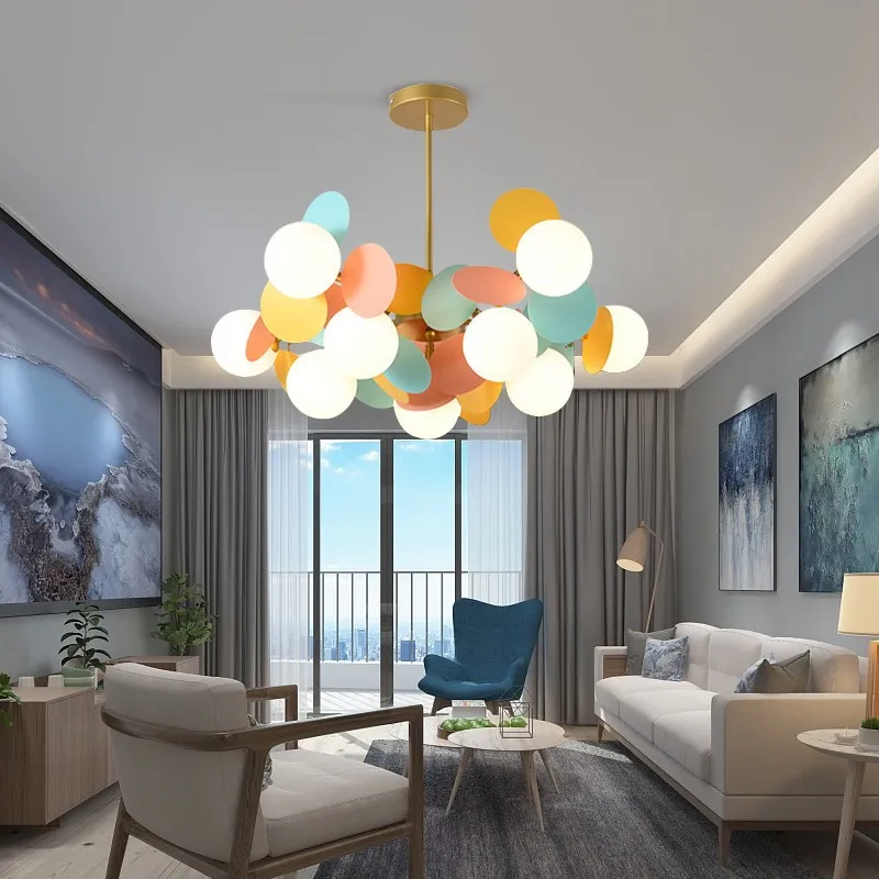 Flower Branch Magic Beans Chandelier